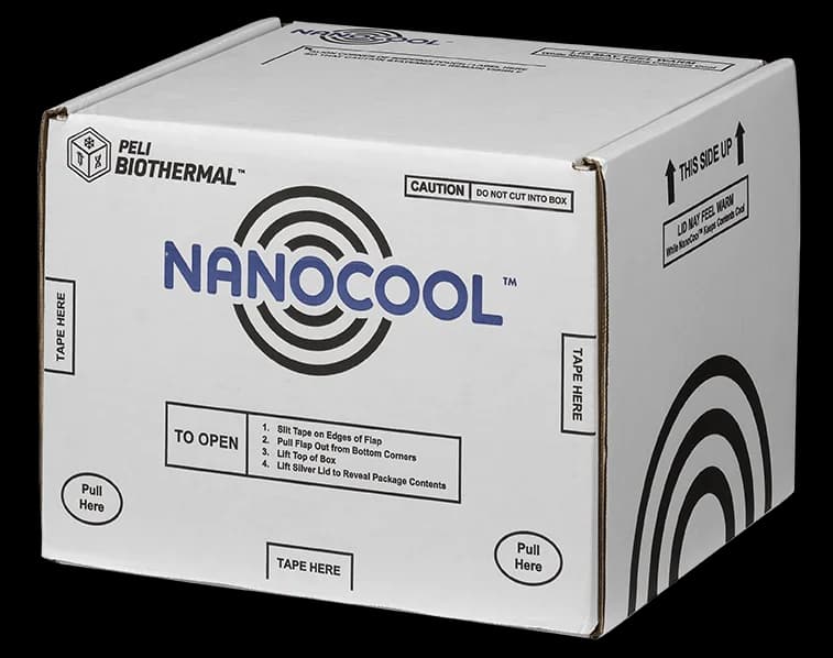 NanoCool Cooling System shipper from Peli BioThermal