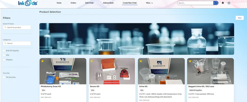 LNK2DS2 portal: customer reporting dashboard
